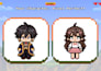 create pixel art character, pixel animation for 2d game art